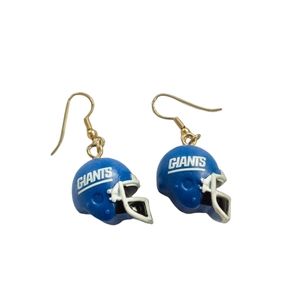 Vintage Officially Licensed NFL Touchdown Danglers Earrings, New York Gi…